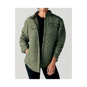 New! Banded Womens St. Augestine Forrest Shirtjacket Quilted Shacket